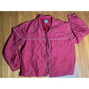 Red Gap Jacket XL Lightweight Long Sleeve Jacket Full Zip Windbreaker Unisex